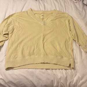 Aerie Light Yellow Women's Sweater